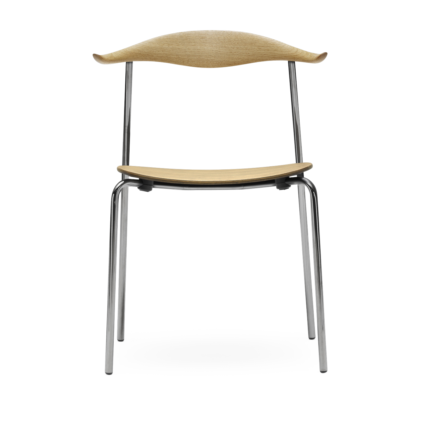 Sedia in quercia oliata e acciaio 76, 5 cm CH88T - Carl Hansen & Søn