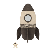 Cesta cohete de algodón 43x68cm Quiero ser astronauta - Lorena Canals