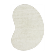 White wool rug 150x200 cm Silouhette - Lorena Canals