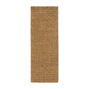 Ochre wool rug 80x230cm Mosaic - Lorena Canals