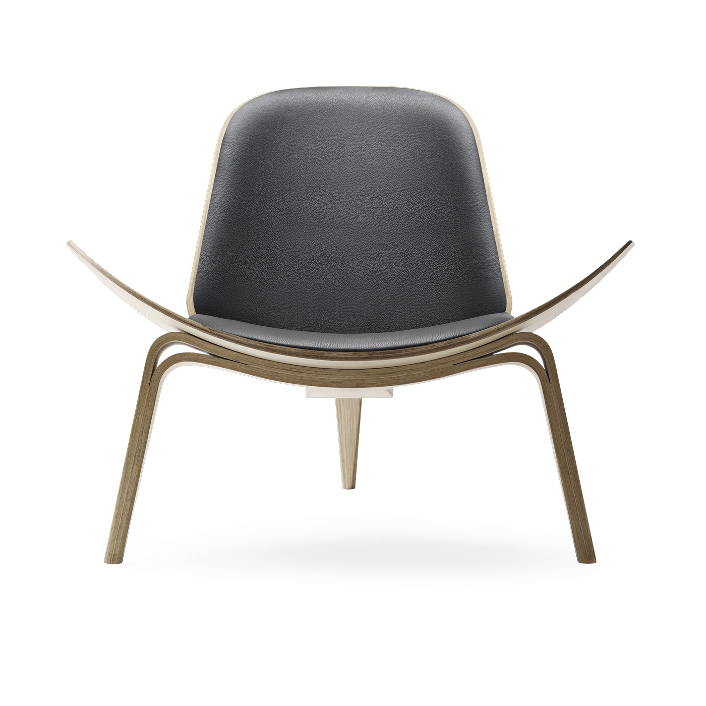 Poltrona in rovere oliato bianco e seduta thor 301 74 cm CH07 - Carl Hansen & Søn