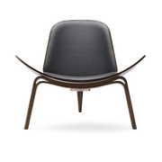 Sessel aus lackiertem Walnussholz und Sitzfläche aus Thor 301 74cm CH07 -. Carl Hansen & Søn