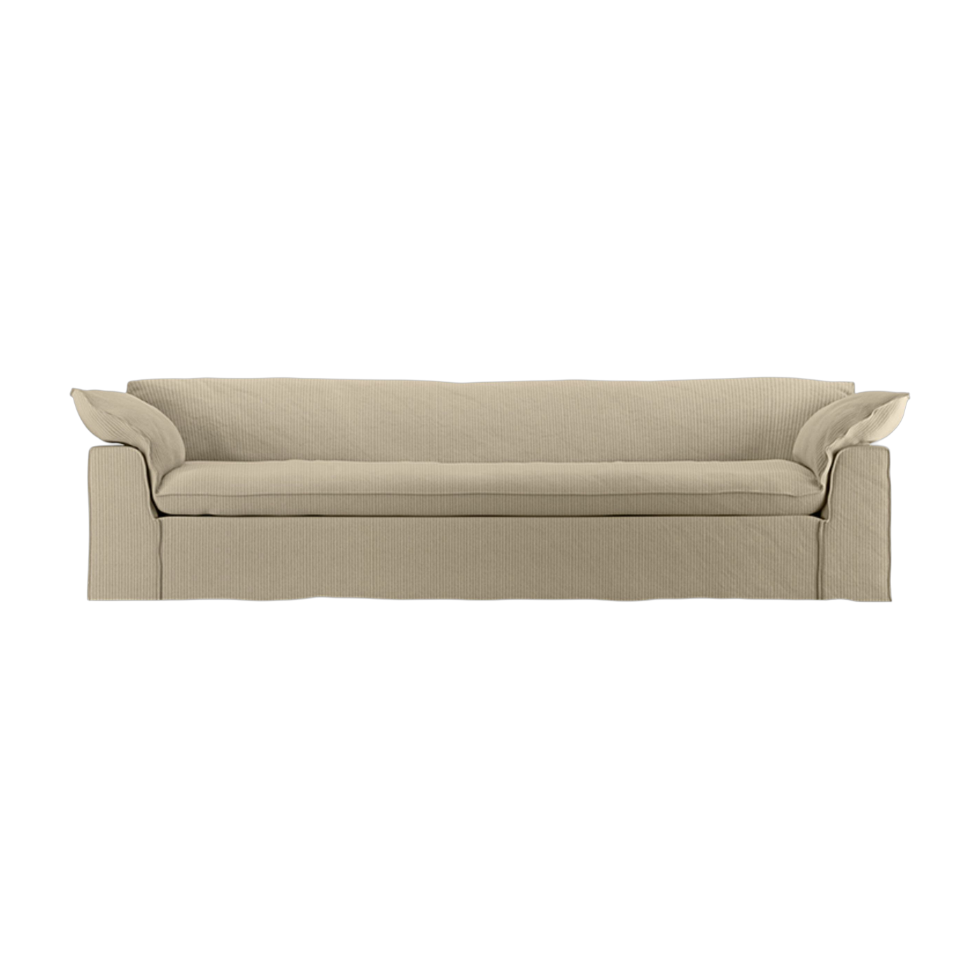 Divano in velluto verde 305cm - HKLIVING