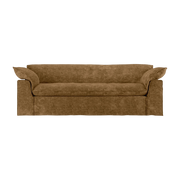 Altgoldfarbenes Cord-Sofa 244cm Nomad -. HKLIVING