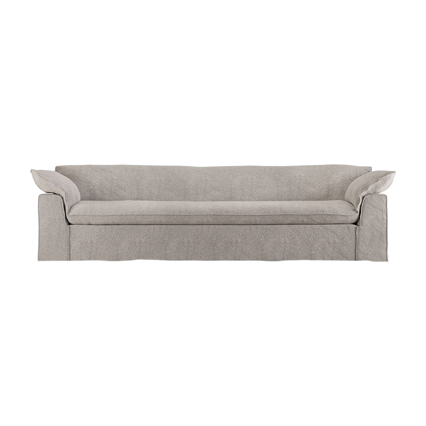 Divano in tessuto Sneak light grigio 305 cm Nomad - HKLIVING