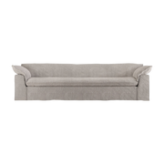 Sofá de tela Sneak light gris 305cm Nomad - HKLIVING