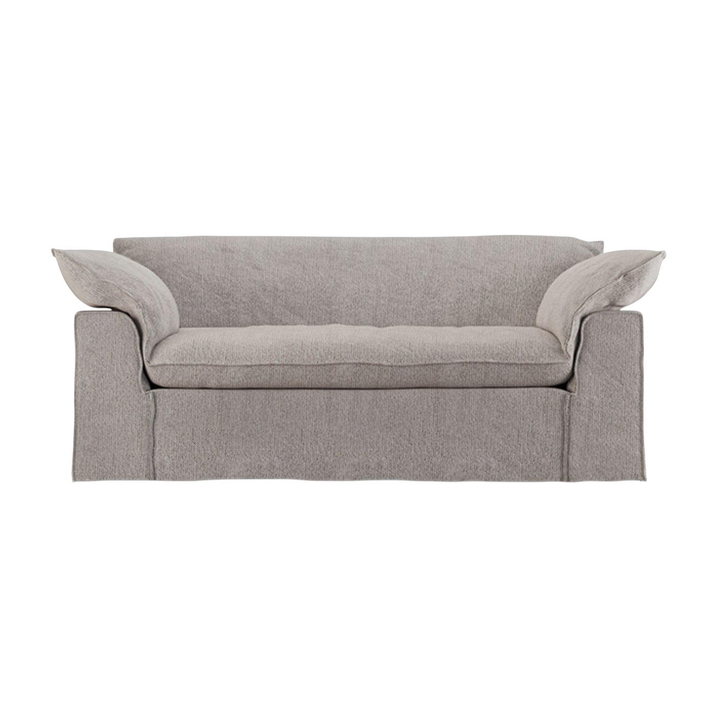 Divano in tessuto Sneak light grigio 204 cm Nomad - HKLIVING