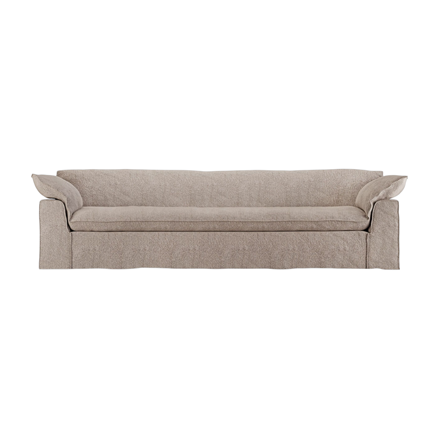 Divano in tessuto sneak beige 305cm Nomad - HKLIVING