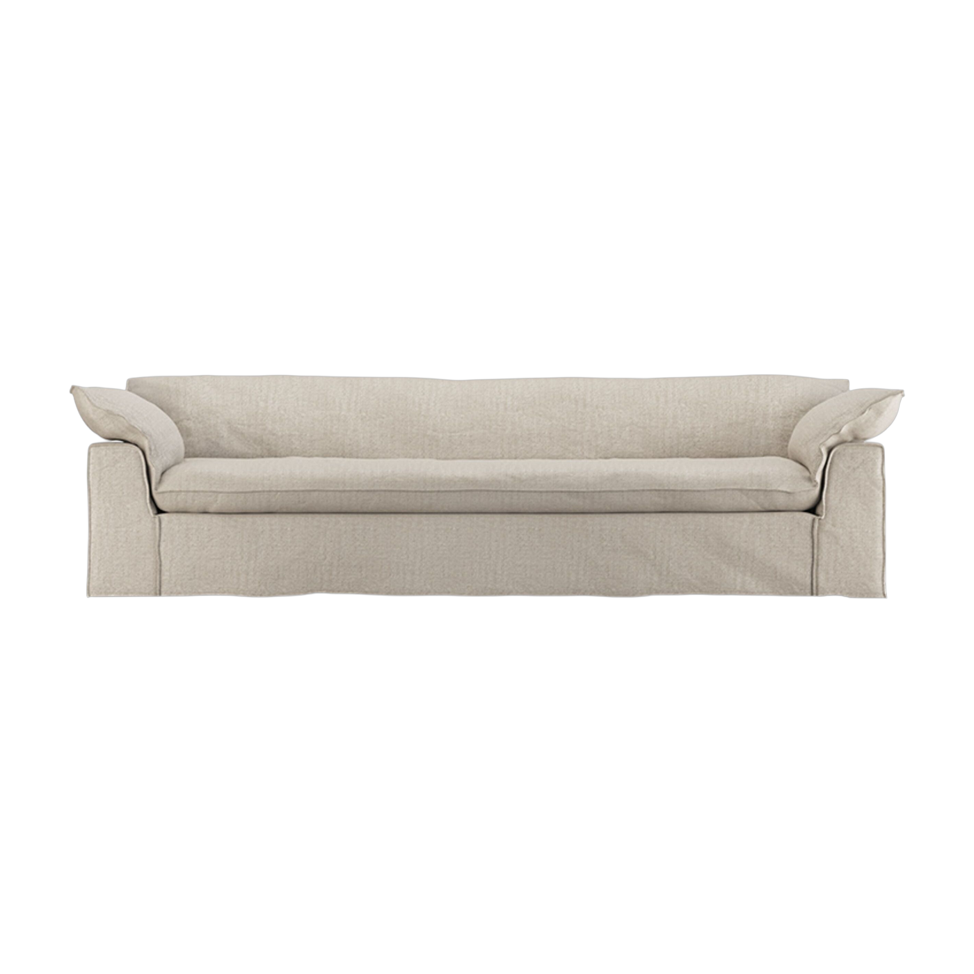 Divano in tessuto pure avorio 305cm Nomad - HKLIVING