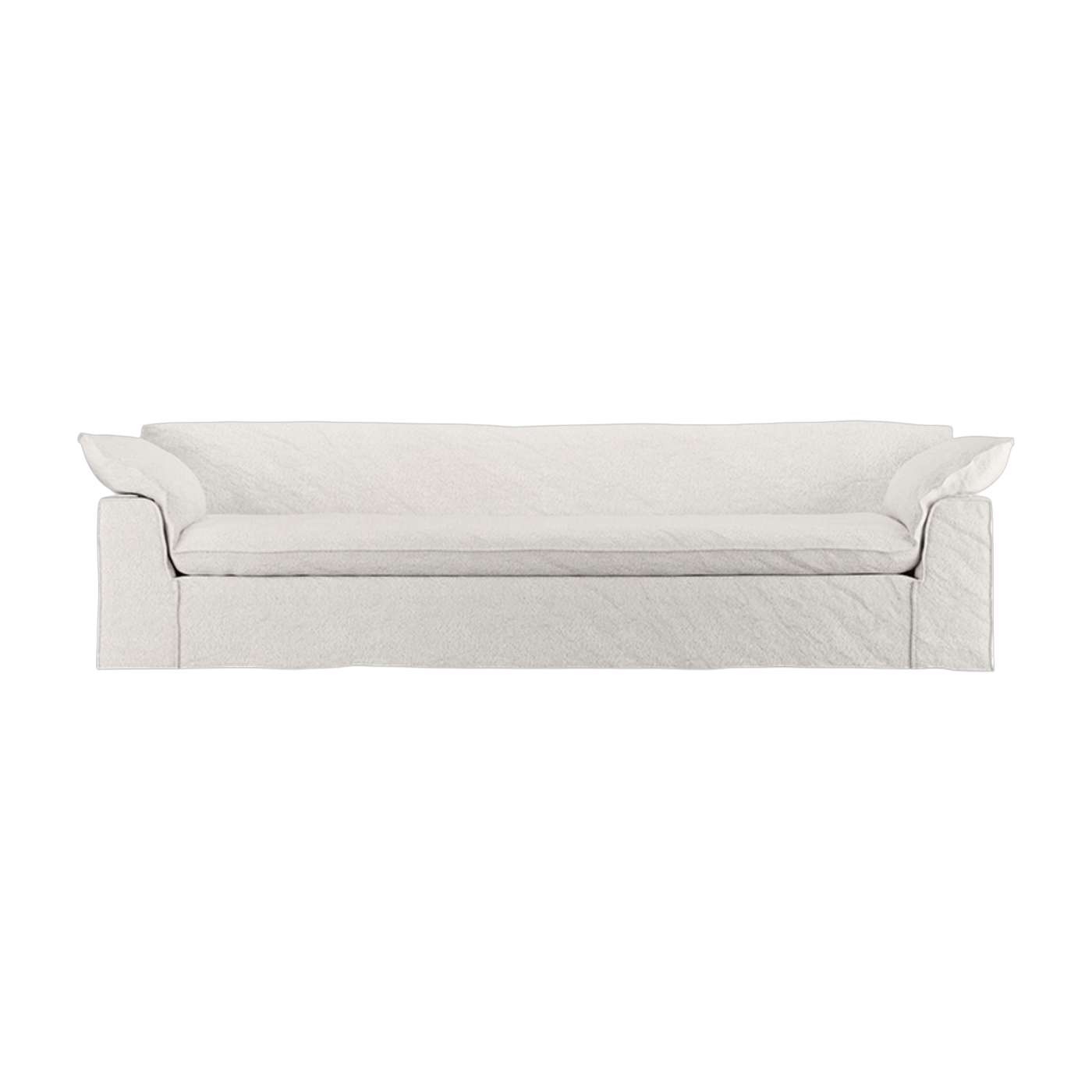 Divano in tessuto Loop cream 305 cm Nomad - HKLIVING