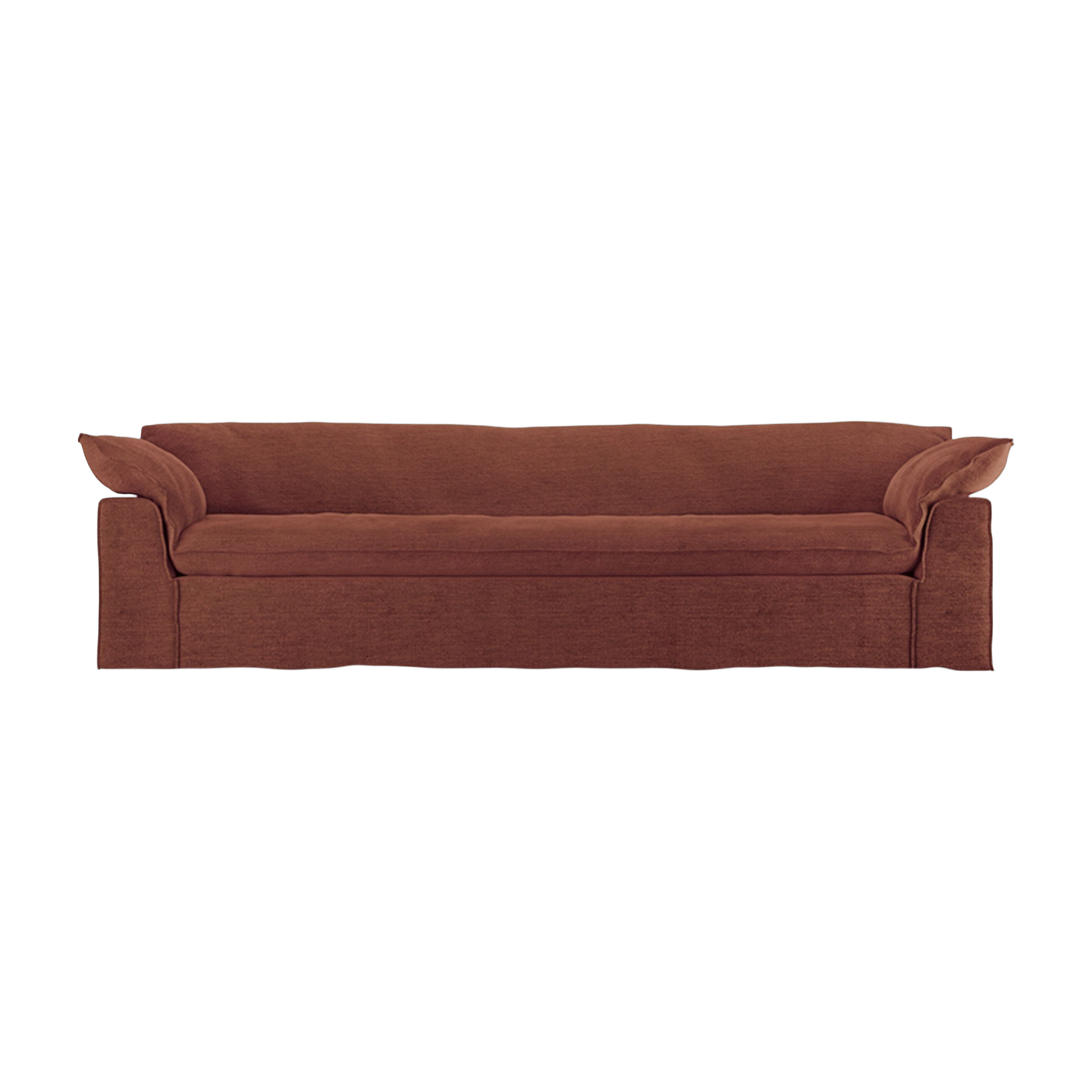 Divano in tessuto Royal velvet magnolia 305cm Nomad - HKLIVING