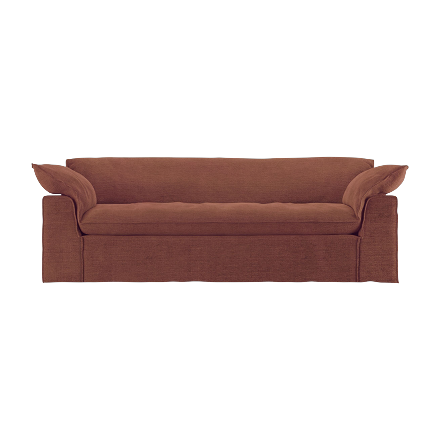 Divano in tessuto Royal velvet magnolia 244cm Nomad - HKLIVING