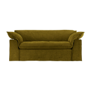 Stoffsofa royal velvet olive 204cm Nomad - -. HKLIVING