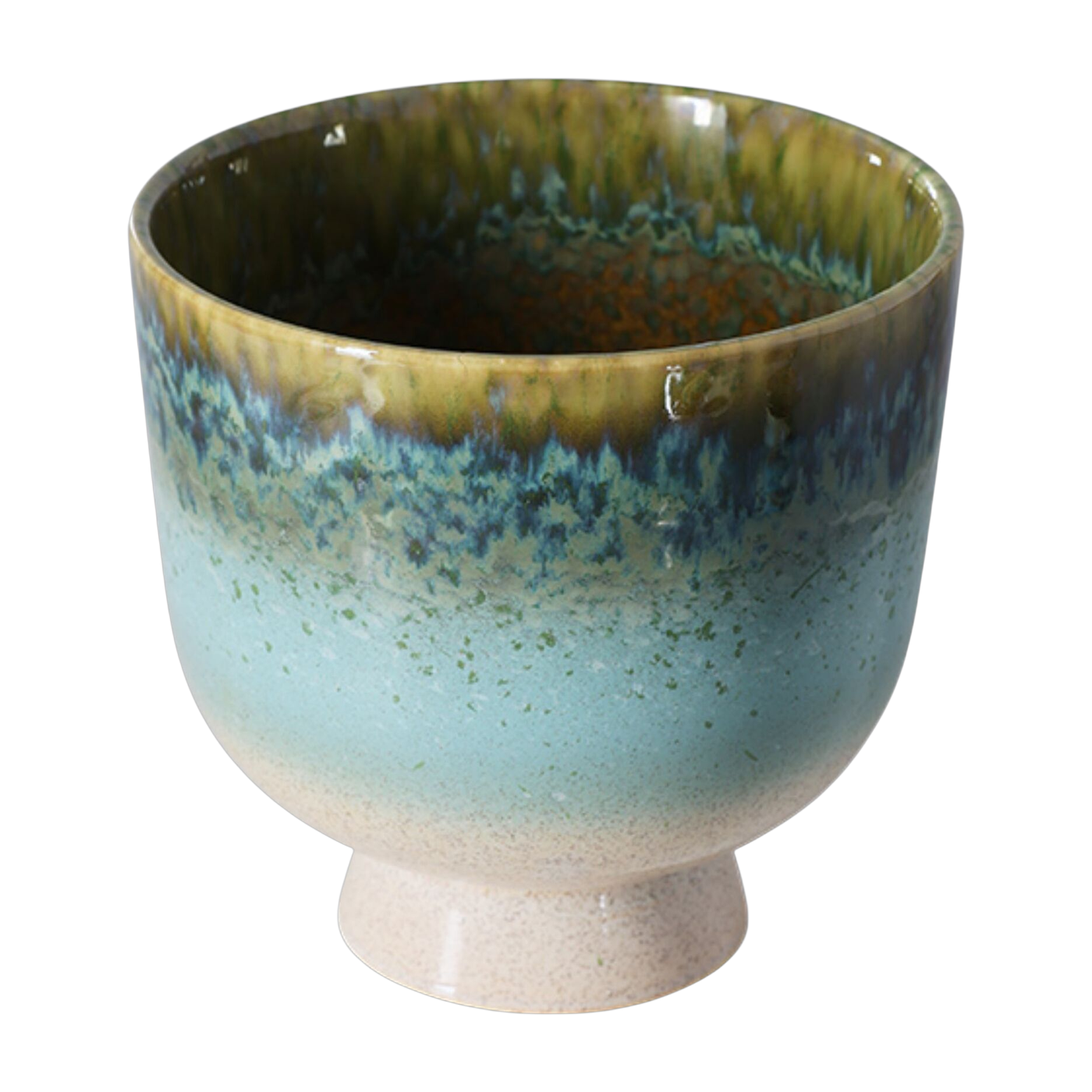 Blumentopf Retro Lagoon -. HKLIVING