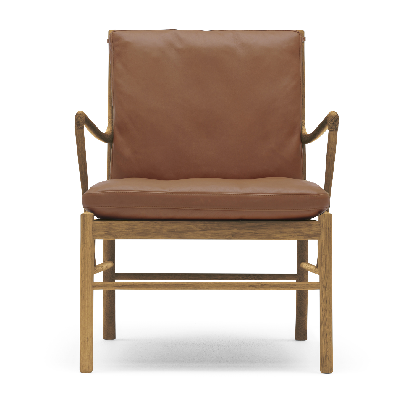 كرسي من البلوط المشبع بالزيت والمقعد من جلد thor 307 85cm OW149 - Carl Hansen & Søn