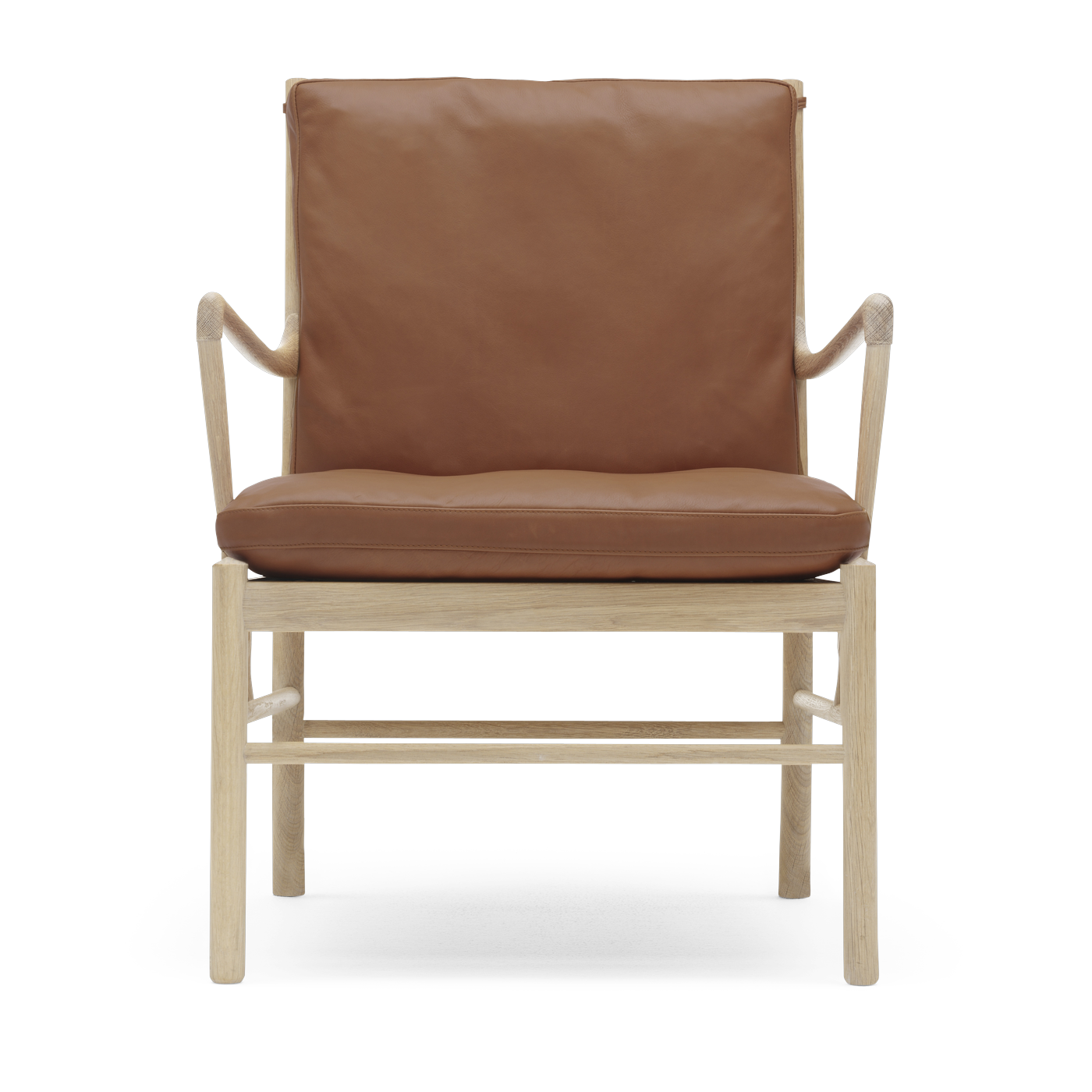 كرسي من البلوط المصقول والمقعد من جلد thor 307 85cm OW149 - Carl Hansen & Søn