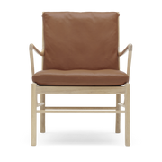 Sillón de roble con asiento de cuero thor 307 85cm OW149 - Carl Hansen & Søn