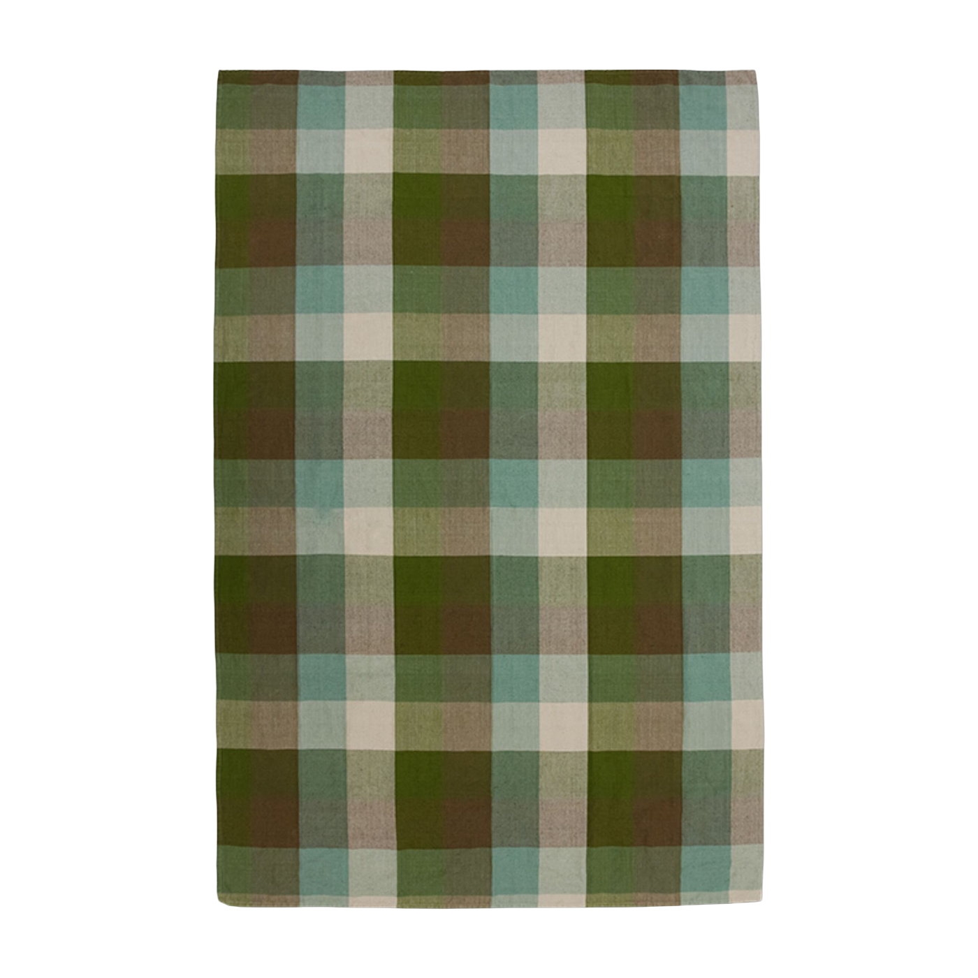 Tischdecke mit Karos in Mint und Oliv 140X220Cm Vida - HKLIVING