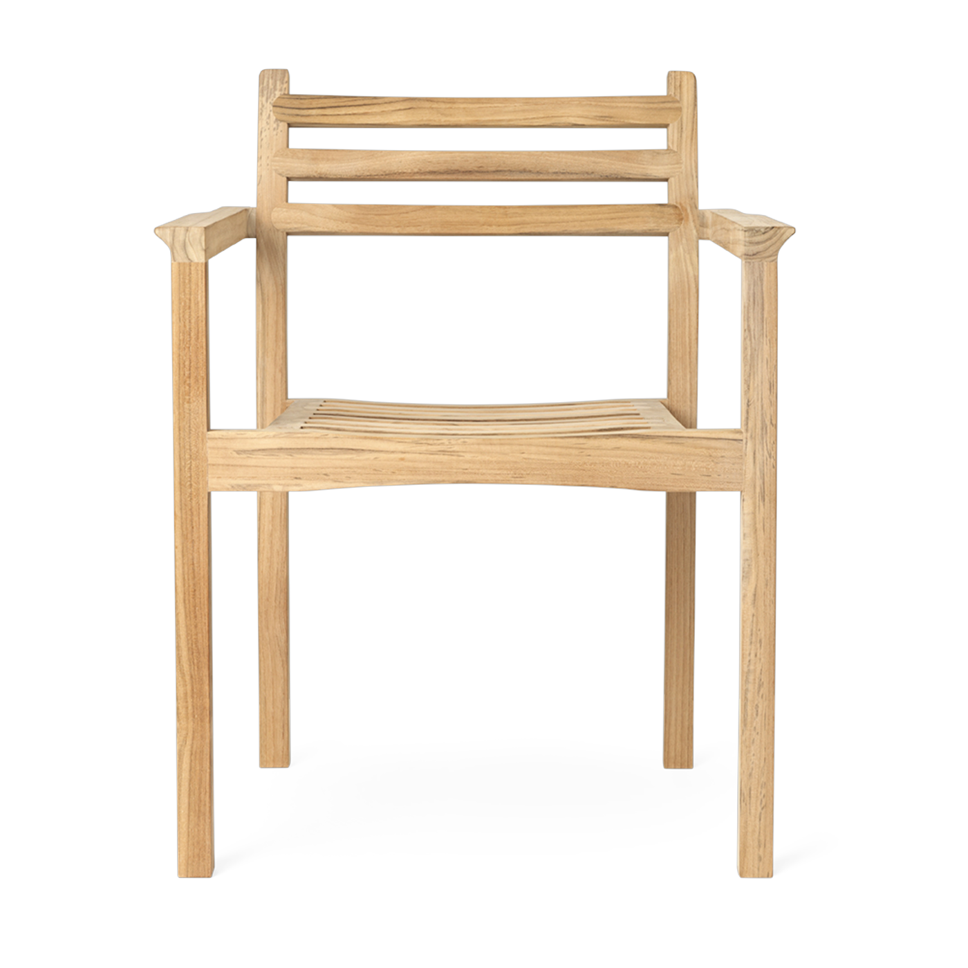 Sedia da esterno AH502 con braccioli in teak non trattato, 81 cm Carl Hansen & Søn