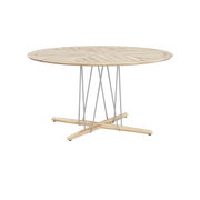 Table à manger ronde d'extérieur en teck non traité 140x74cm E022 - Carl Hansen & Søn