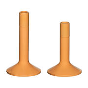2 candelabros de hierro naranja Kindred Hübsch