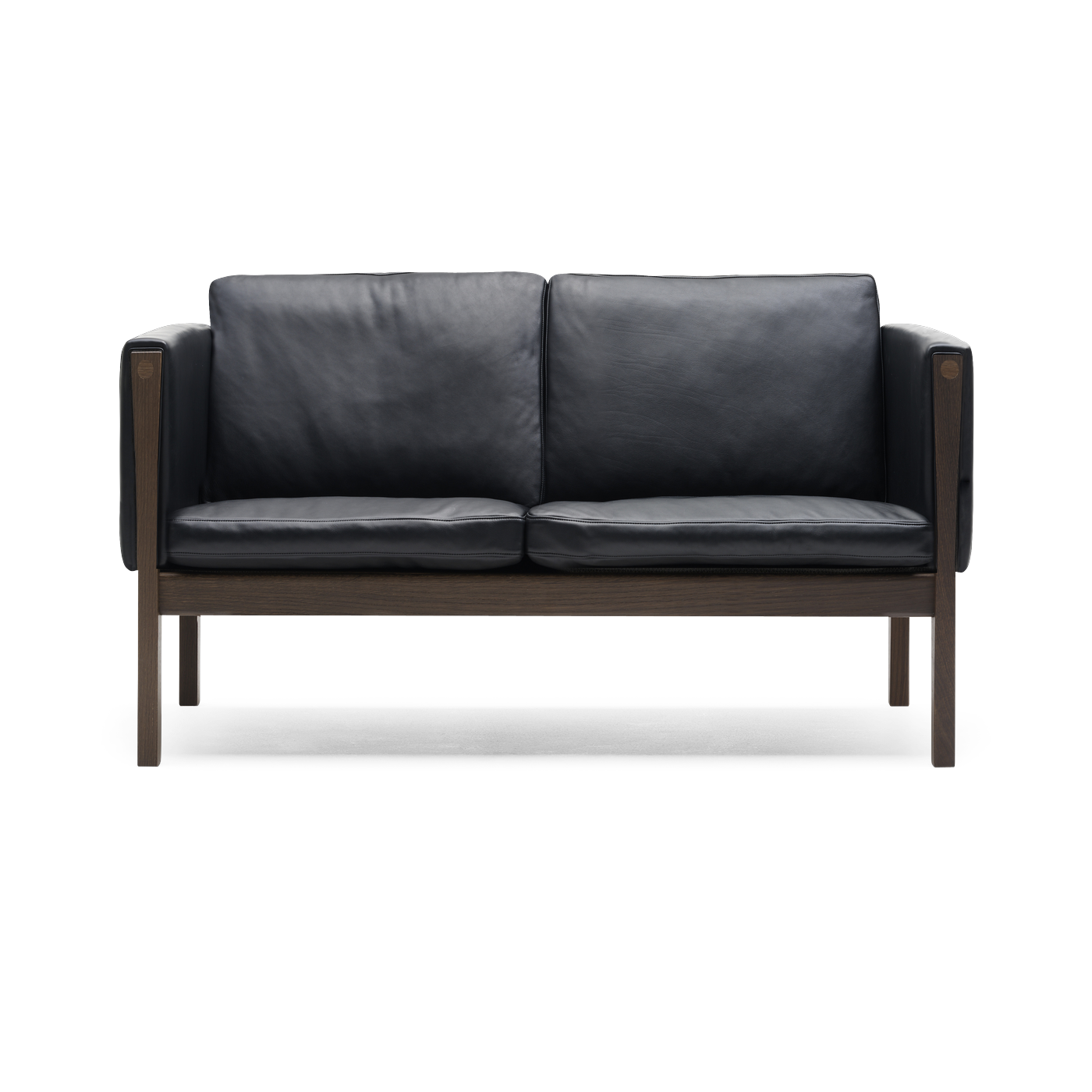 Divano a 2 posti in noce oliato e pelle sif 98 seduta 137 cm CH162 - Carl Hansen & Søn
