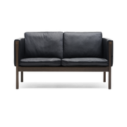 Divano a 2 posti in noce oliato e pelle sif 98 seduta 137 cm CH162 - Carl Hansen & Søn