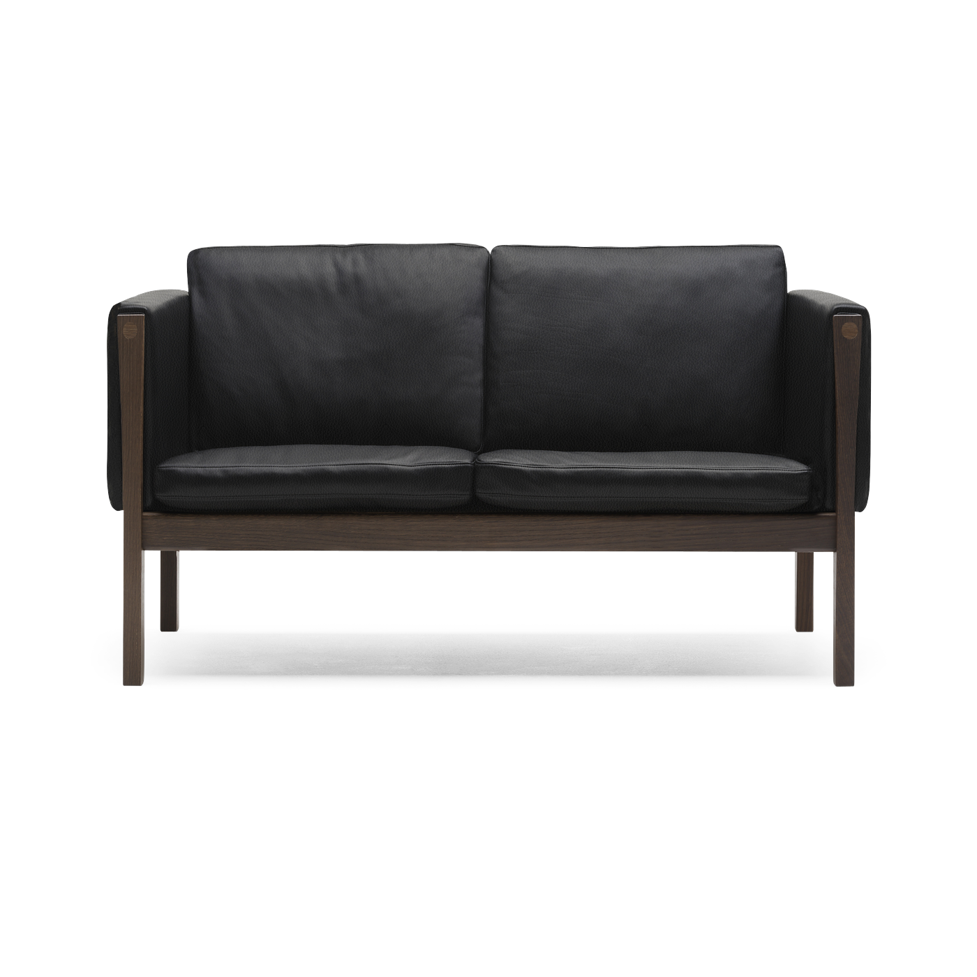Divano a 2 posti in noce oliato e pelle thor 301 seduta 137 cm CH162 - Carl Hansen & Søn