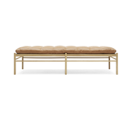Lit de jour en chêne savonné et assise en cuir thor 325 180x70cm OW150 - Carl Hansen & Søn