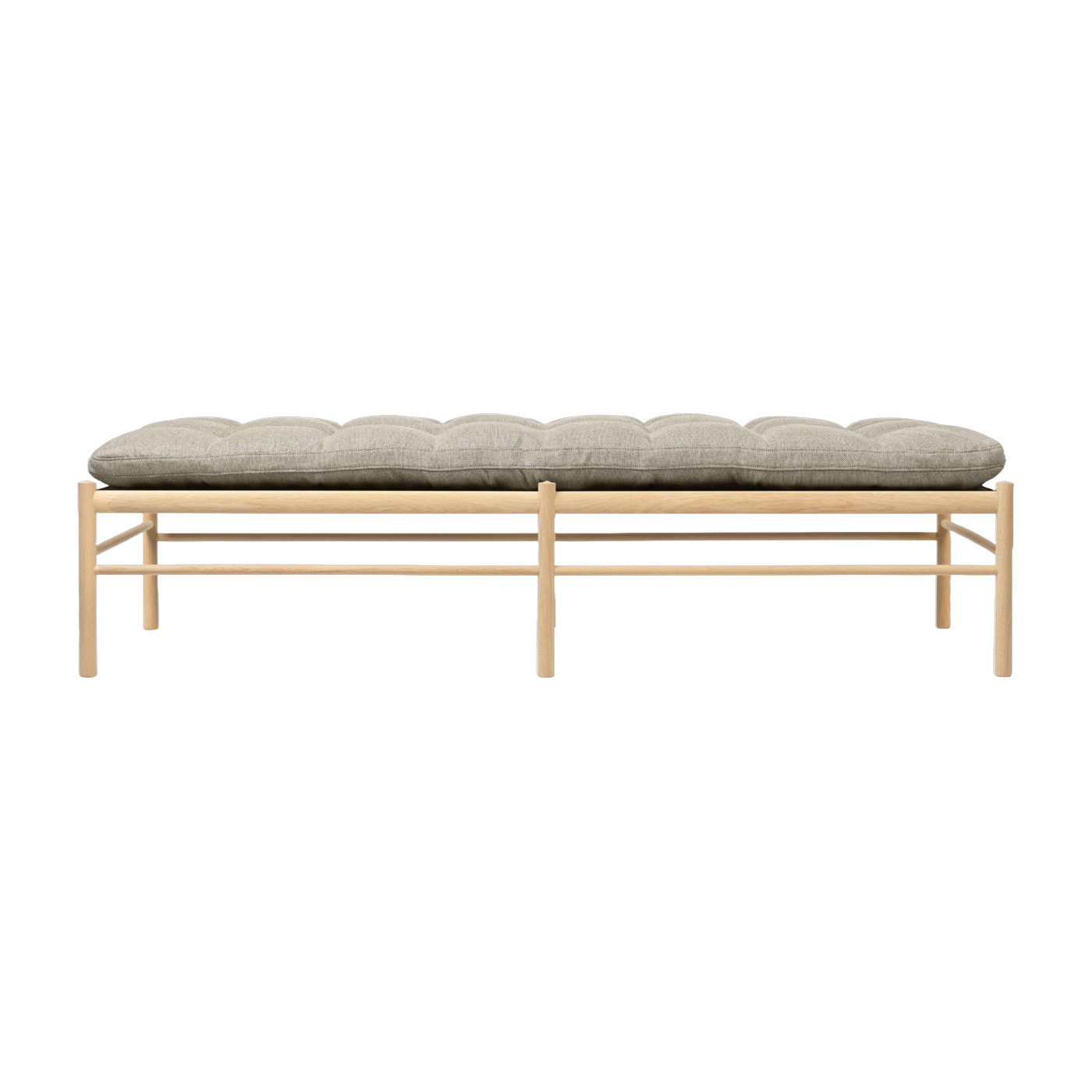 سرير نهاري من خشب البلوط المصقول وحشية re-wool 0218 180×70 سم OW150 - Carl Hansen & Søn