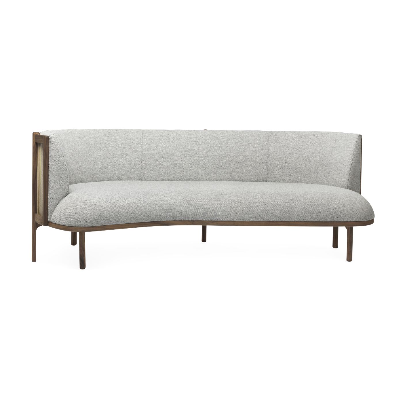 angle Sofa left in oiled walnut and hallingdal seat 116 197cm RF1903 - Carl Hansen & Søn