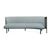 Sofa d' angle gerade in Eiche schwarz und Remix-Sitz 823 197cm RF1903 -. Carl Hansen & Søn