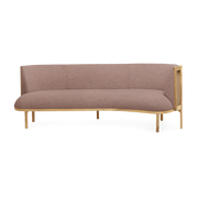 Sofa d' angle gerade in geölter Eiche und Fiord-Sitz 551 197cm RF1903 - Carl Hansen & Søn
