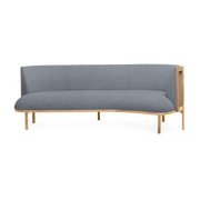 Sofa d' angle gerade in geölter Eiche und fiord Sitzfläche 751 197cm RF1903 - -. Carl Hansen & Søn