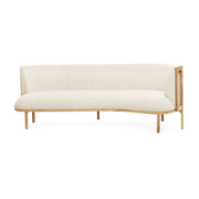 Sofa d' angle gerade in geölter Eiche und Sitzfläche Hallingdal 100 197cm RF1903 -. Carl Hansen & Søn