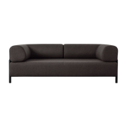 Zweisitzersofa mit Armlehnen braun 195cm Palo - -. Hem