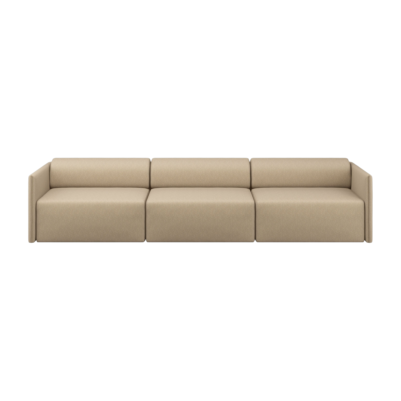 Dreisitzer-Sofa mit niedriger Rückenlehne Beige Palo - -. Hem