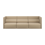 Dreisitzer-Sofa mit mittelhoher Rückenlehne Beige Palo - -. Hem