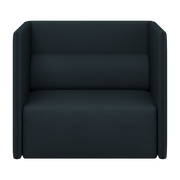 Sillón respaldo medio verde oscuro 105x92cm Palo - Hem