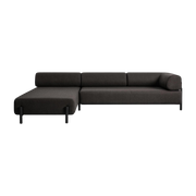 Sofá modular angle izquierda marrón Palo - Hem