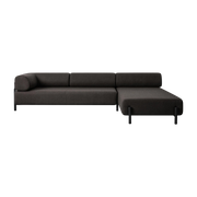 Canapé d'angle droit modulable marron Palo - Hem