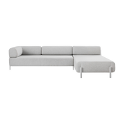 Modular sofa from angle gris clair Palo - Hem