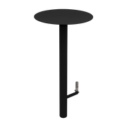 Table d'appoint pour canapé modulable noir Palo - Hem