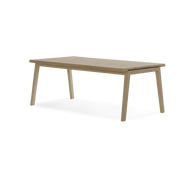 Table à manger rectangulaire chêne savonné et rallonge noir 190/300x100cm SH900 - Carl Hansen & Søn