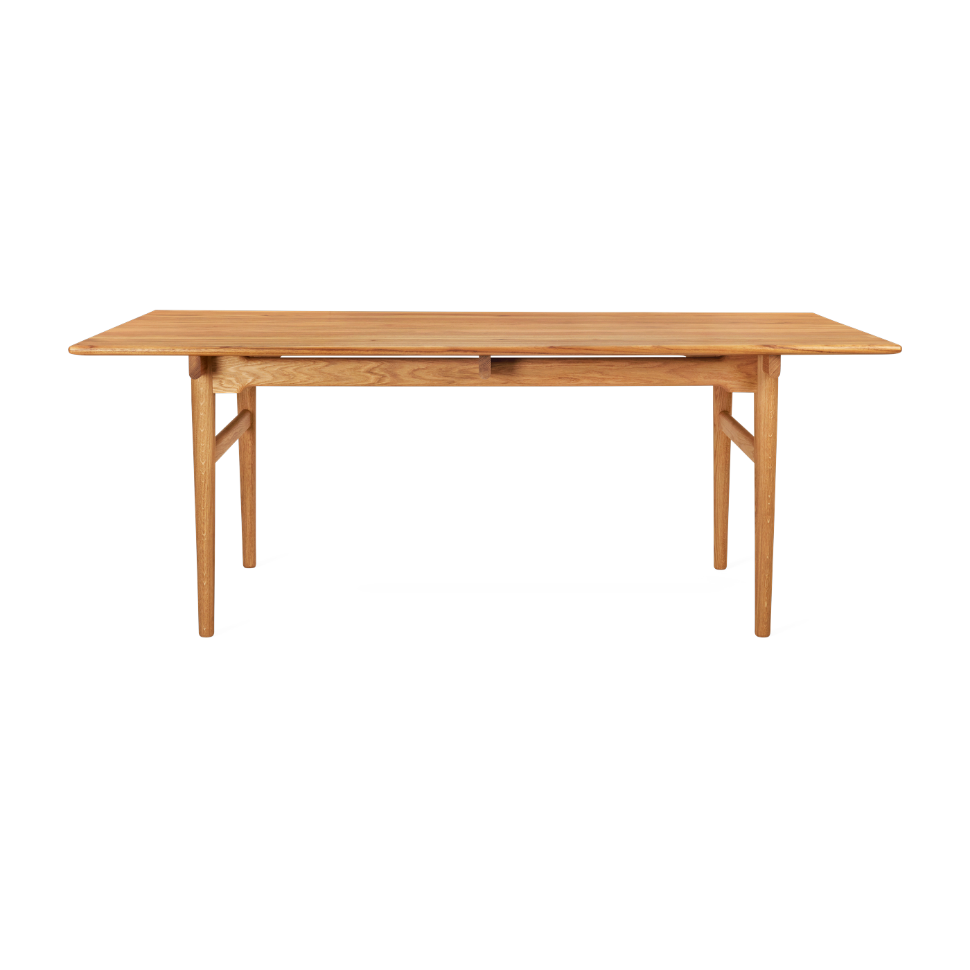 Mesa de comedor rectangular de roble y teca aceitada 190x95cm CH327 - Carl Hansen & Søn