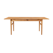Table à manger rectangulaire en chêne et teck huilé 190x95cm CH327 - Carl Hansen & Søn