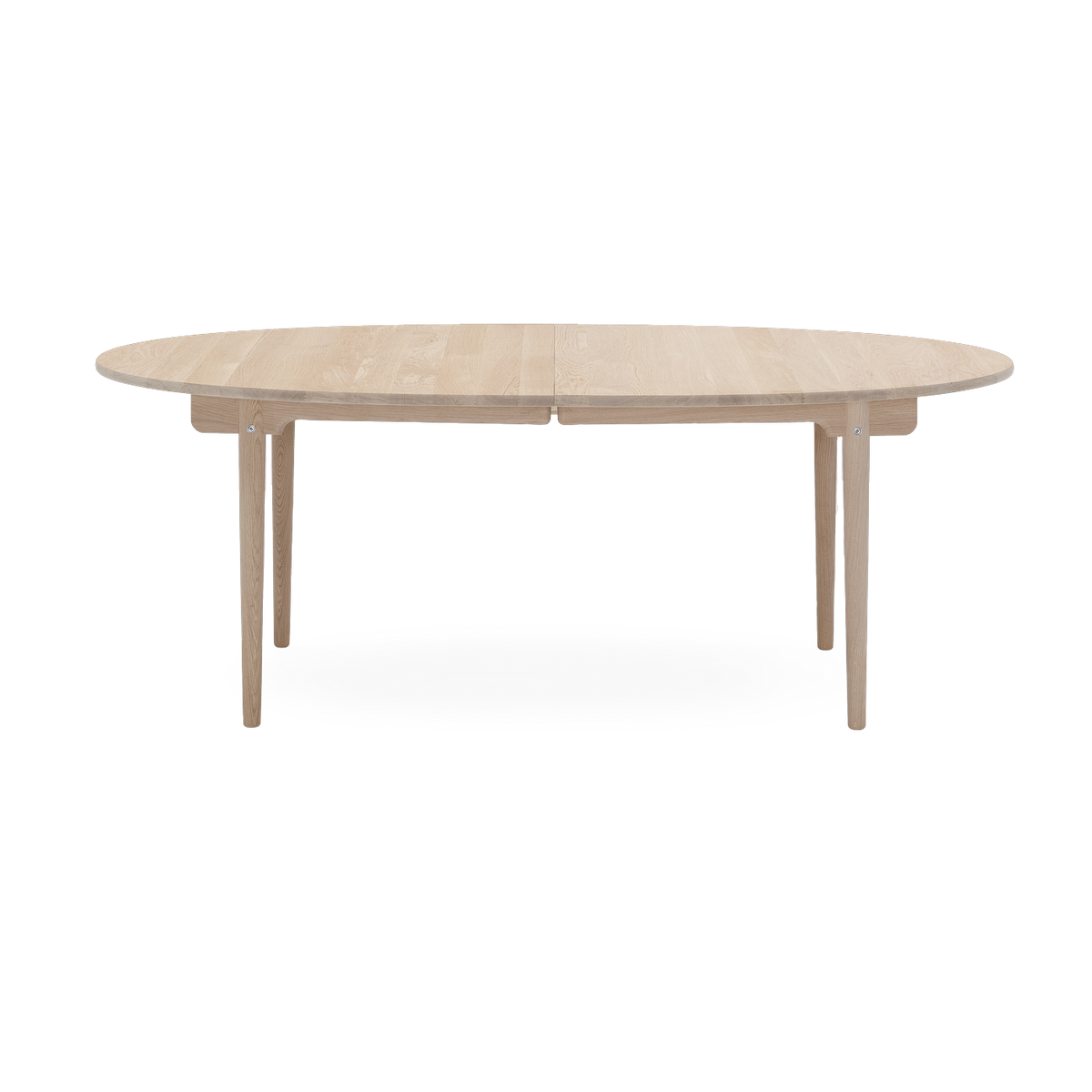 Mesa de comedor ovalada extensible de roble blanco aceitado 115x200cm CH338 - Carl Hansen & Søn