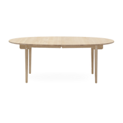 Table à manger ovale extensible en chêne savonné 115x200cm CH338 - Carl Hansen & Søn
