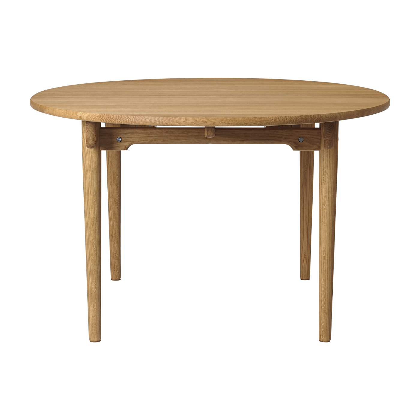 Oval extendable dining table in oiled oak 115x140cm CH337 - Carl Hansen & Søn