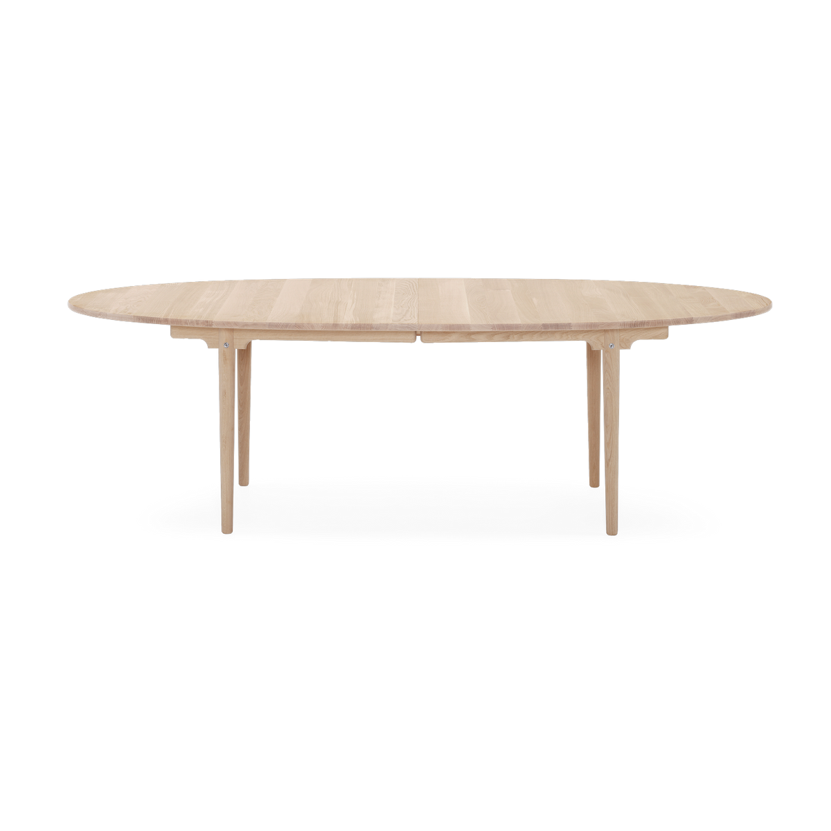 Mesa de comedor ovalada extensible de roble blanco aceitado 115x240cm CH339 - Carl Hansen & Søn